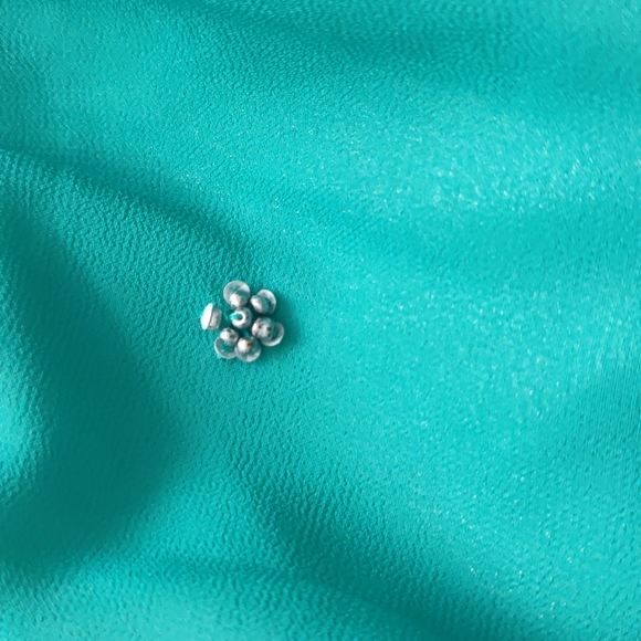 VGUC Beaded green dress - Picture 2 of 6